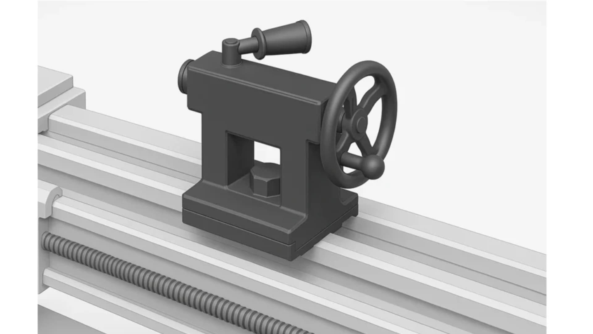 Lathe machine tailstock
